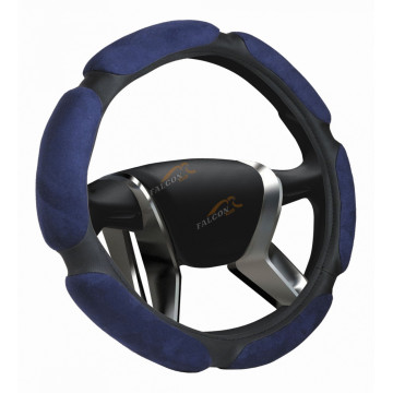 Оплетка на руль M (d=38см) спонж 6 /синий/ (Azard)