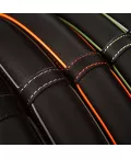 Оплетка руля AUTOPROFI (M) AP-2020 BK/GY синтетический нубук, контрастн полоса по окруж, простр, чёр/сер