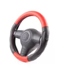 Оплетка руля AUTOPROFI (М) AP-1946 BK композитная кожа, вставки под хват. черный
