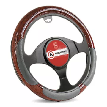 Оплетка руля AUTOPROFI (М) SP-5022 L.GY св.серый