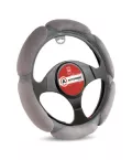 Оплетка руля AUTOPROFI (М) SP-5026 D.GY 6 подуш. темн.серый