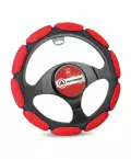 Оплетка руля AUTOPROFI (М) SP-9030 BK 10 подуш. черный