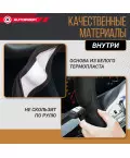 Оплетка руля AUTOPROFI (М) SP-9030 BK 10 подуш. черный