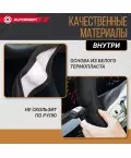Оплетка руля AUTOPROFI (М) SP-9030 BK 10 подуш. черный
