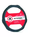Оплетка руля AUTOPROFI (М) АР-1020 кожа черный