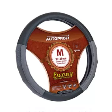 Оплетка руля AUTOPROFI (М) АР-1030 кожа черный