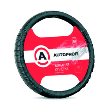 Оплетка руля AUTOPROFI (М) АР-470 кожа черн...