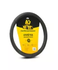 Оплетка руля CarPerformance (M) CP-2011 BK экокожа бежевый