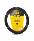 Оплетка руля CarPerformance (M) CP-5016 BK 6 подуш. черный