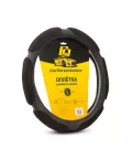 Оплетка руля CarPerformance (M) CP-5026 BK 6 подуш. черный