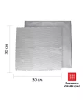 Салфетка микрофибра 40*40 (ClimArt) для стекол и зеркал 2шт CLA00742
