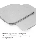 Салфетка микрофибра 40*40 (ClimArt) для стекол и зеркал 2шт CLA00742