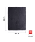 Салфетка микрофибра 50*60 (ClimArt) полотенце для мойки и сушки автомобиля CLA00743