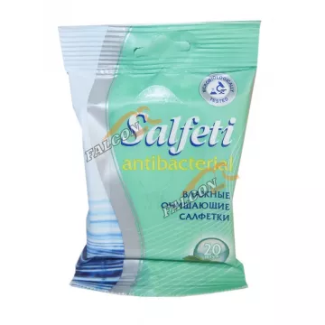 Салфетки антибактериальные 20шт (Salfeti)