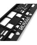 Рамка под номер AUTOPROFI, пластиковая, двусоставная, "RUSSIA" RAM RU