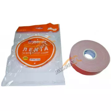 Скотч двусторонний белый 20мм*5м (ABRO) Masters OE-20MM-5M-RW