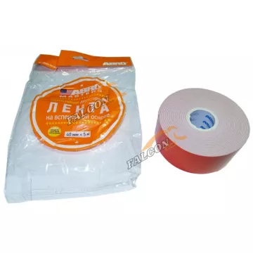 Скотч двусторонний белый 40мм*5м (ABRO) Masters OE-40MM-5M-RW