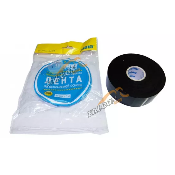 Скотч двусторонний чёрный 30мм*5м (ABRO) Masters BE-30MM-5M-RW