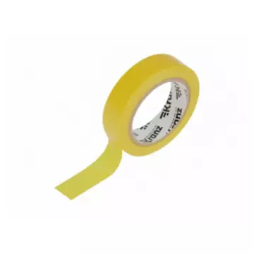 Изолента ПВХ 0,13х15 мм, 10 м, желтая KRANZ