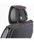 Накидка CarPerformance, каркасн. fiberflax (лен) средн плет, гориз простр, чёр/крас пер. 2 шт CUS-2022 BK/RD