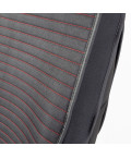 Накидка CarPerformance, каркасн. fiberflax (лен) средн плет, гориз простр, чёр/крас пер. 2 шт CUS-2022 BK/RD