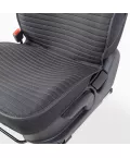 Накидка CarPerformance, каркасн. fiberflax (лен) средн плет, гориз простр, чёр/сер пер. 2 шт CUS-2022 BK/GY
