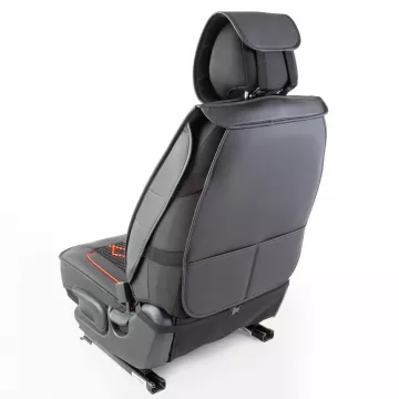Накидка CarPerformance, каркасн. черный/красный экокожа компл. передн. 2 шт. CUS-2092 BK/RD