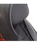Накидка CarPerformance, каркасн. черный/красный экокожа компл. передн. 2 шт. CUS-2092 BK/RD