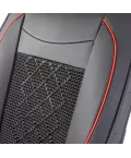 Накидка CarPerformance, каркасн. черный экокожа компл. передн. 2 шт. CUS-2092 BK/BK