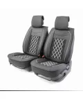 Накидка CarPerformance, каркасн. черный экокожа компл. передн. 2 шт. CUS-2092 BK/BK