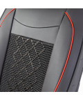 Накидка CarPerformance, каркасн. черный экокожа компл. передн. 2 шт. CUS-2092 BK/BK