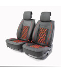 Накидка CarPerformance, каркасн. черный экокожа компл. передн. 2 шт. CUS-2092 BK/BK