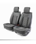 Накидка CarPerformance, каркасн. черный экокожа компл. передн. 2 шт. CUS-2092 BK/BK