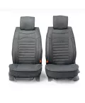 Накидка CarPerformance, каркасн. чёрн./св. серый гобелен компл. передн. 2 шт. CUS-2082 L.GY