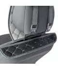 Накидка CarPerformance, чёрн./серый, алькантара + ромб, компл. передн. 2 шт. CUS-1012 BK/GY
