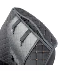 Накидка CarPerformance, чёрый, алькантара + ромб, компл. передн. 2 шт. CUS-1012 BK/BK