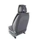 Накидка CarPerformance, чёрый, алькантара + ромб, компл. передн. 2 шт. CUS-1012 BK/BK