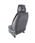 Накидка CarPerformance, чёрый, алькантара + ромб, компл. передн. 2 шт. CUS-1012 BK/BK