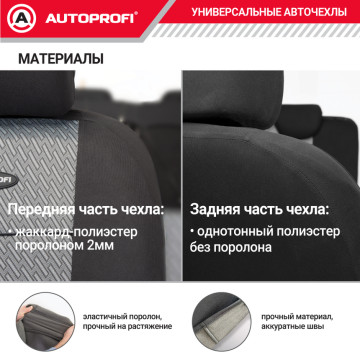 Чехлы ТТ стел полиэстер, жаккард 9 пред. AUTOPROFI