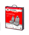 Чехлы универсальные майки Sport plus front ПЕРЕДНИЕ темн.серый AUTOPROFI