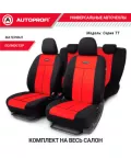Чехлы универсальные майки Sport plus черный AUTOPROFI
