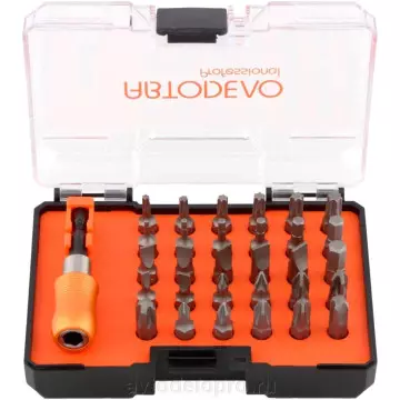 Вставки набор разнопрофильные 1/4" 31 пр (АвтоДело) Professional (13807) 40643