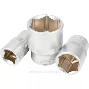 Головка *17 1/2" 6 гр (АвтоДело) (12729) 39170