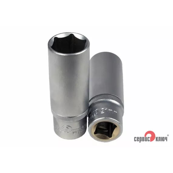Головка *21 1/2" 6 гр (Сервис Ключ) удлин