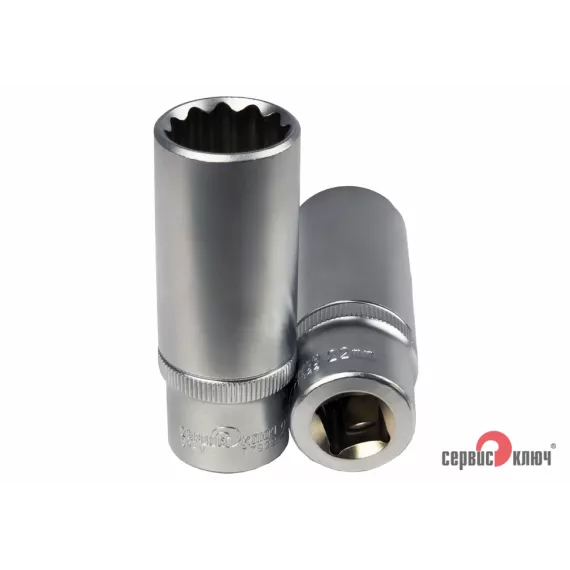 Головка *22 1/2" 12 гр (Сервис Ключ) удлин