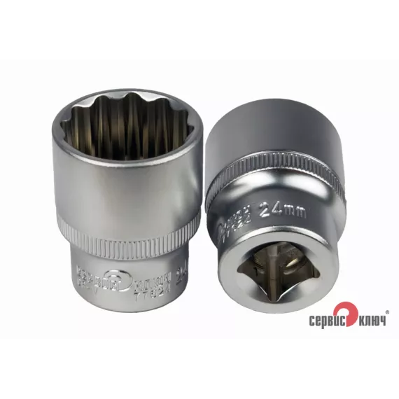 Головка *24 1/2" 12 гр (Сервис Ключ)