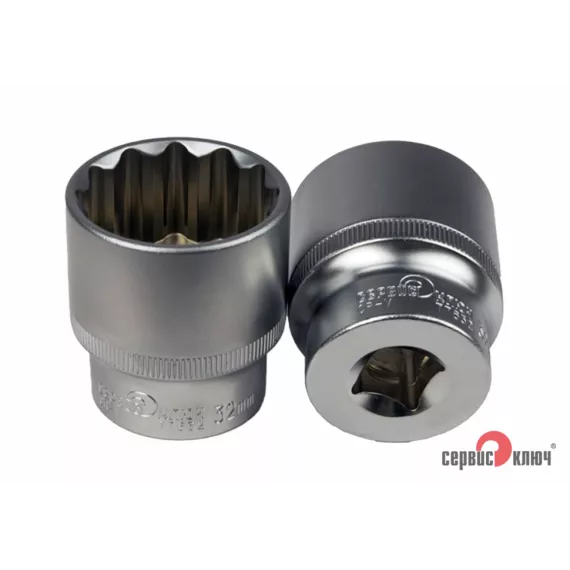 Головка *32 1/2" 12 гр (Сервис Ключ)