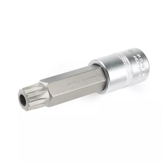 Головка со вставкой 1/2" SPLINE М16 с отверстием, длина 100 мм ДТ