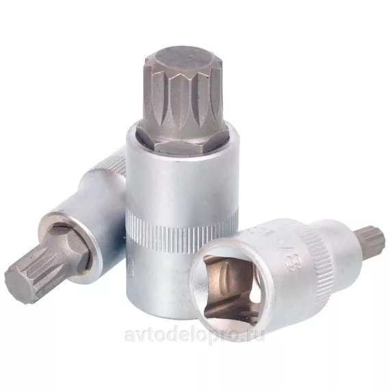 Головка со вставкой Spline M14 1/2" (АвтоДело) (15003) 39514