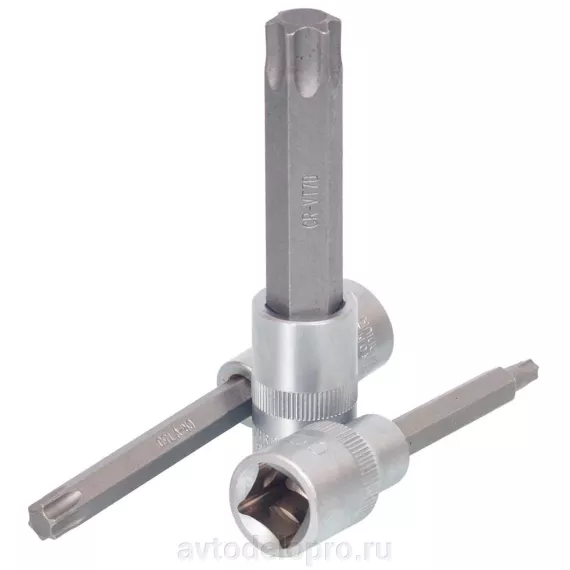 Головка со вставкой Torx T55 1/2" (АвтоДело) удлин (14997) 39655